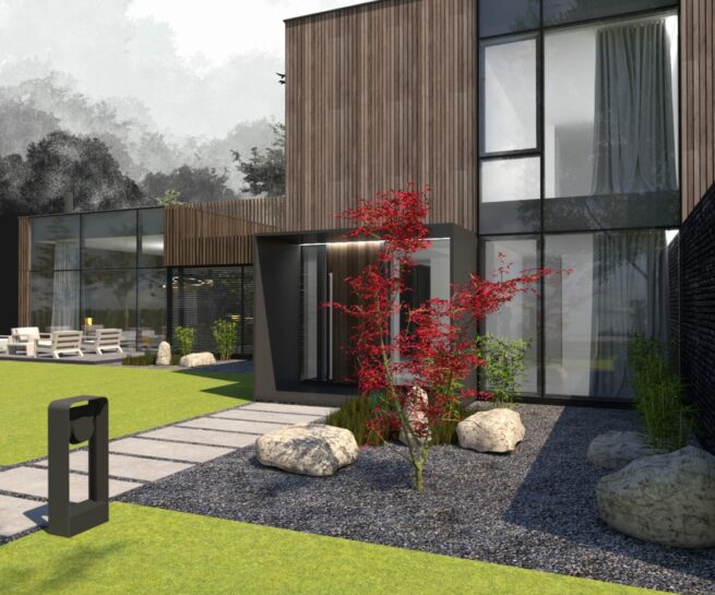 Rodinný dom CLT 33 závetrie Molnár Peráček