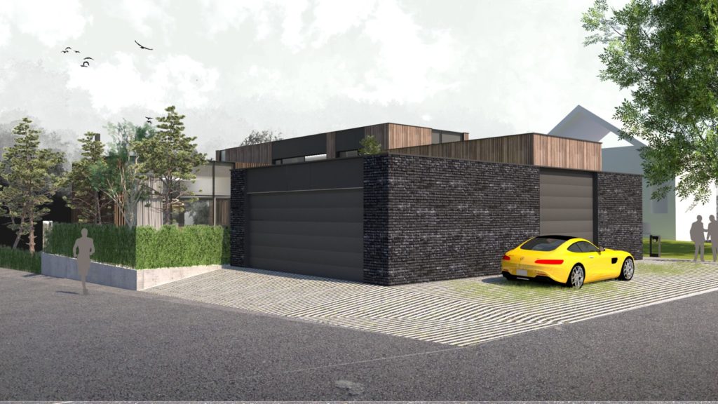 Rodinný dom CLT 33 garáž Molnár Peráček