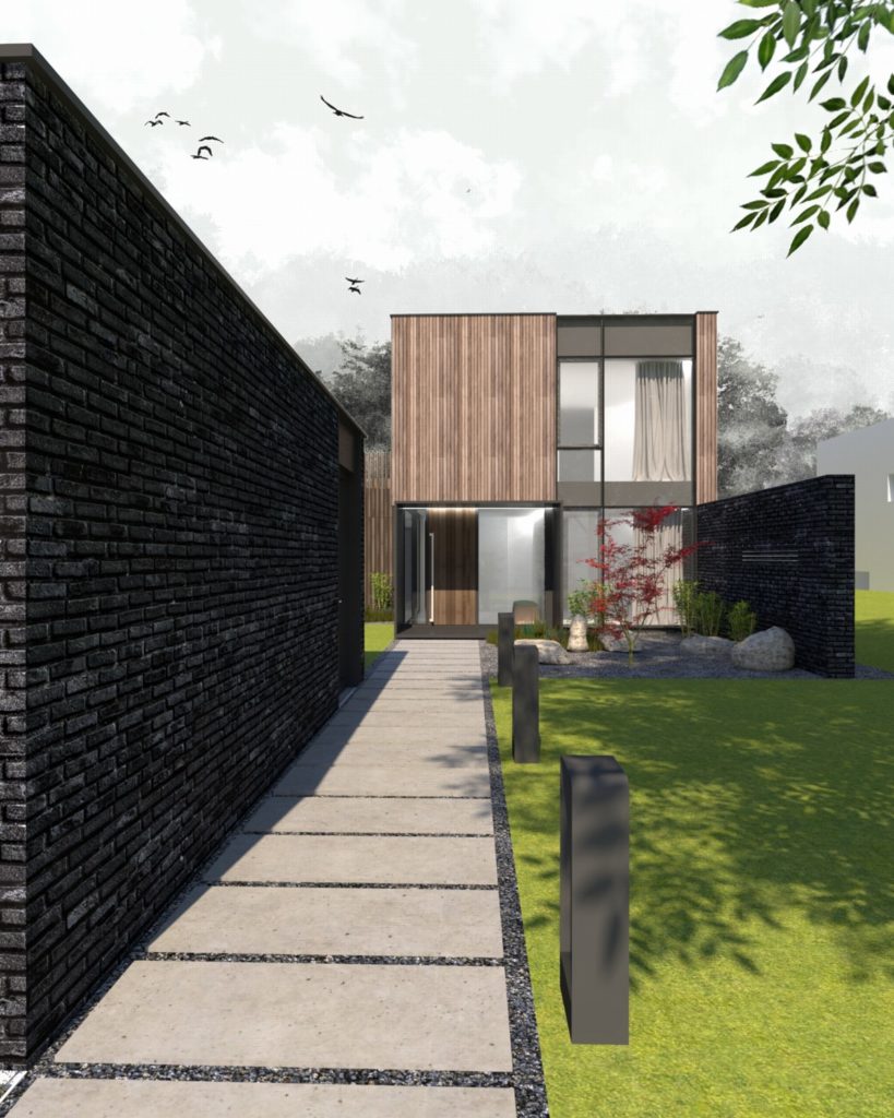 Rodinný dom CLT 33 šlapáky Molnár Peráček