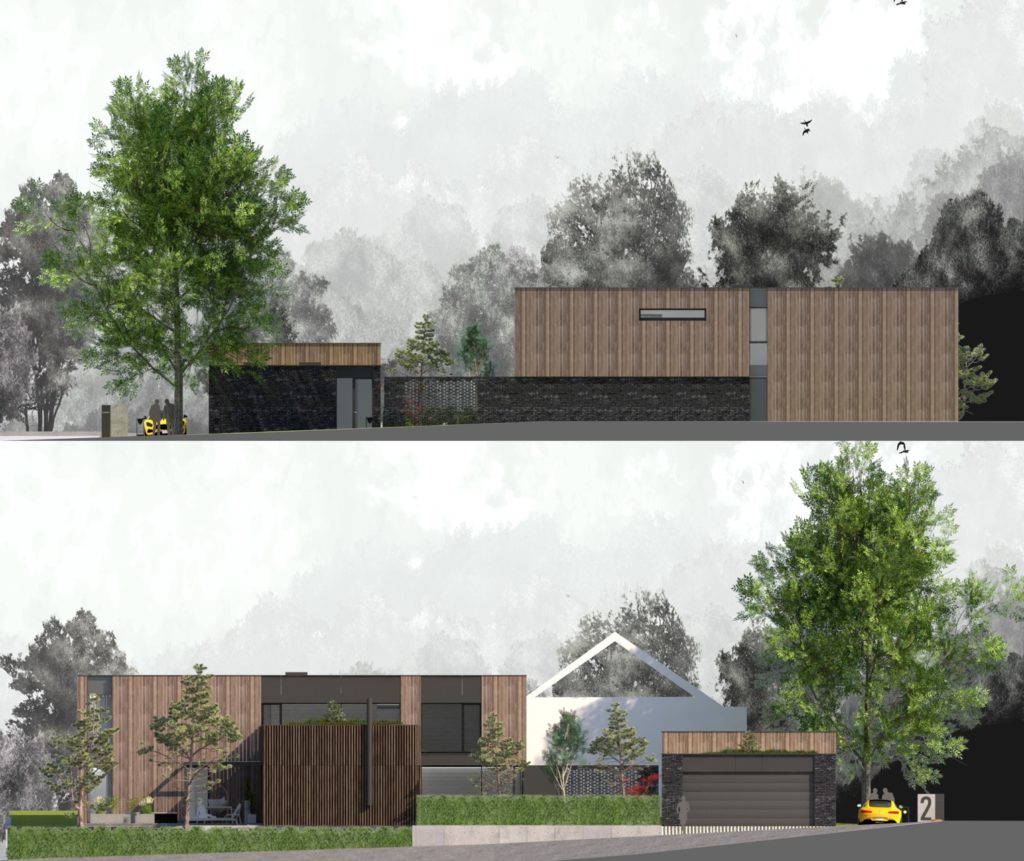 Rodinný dom CLT 33 fasády 2 Molnár Peráček