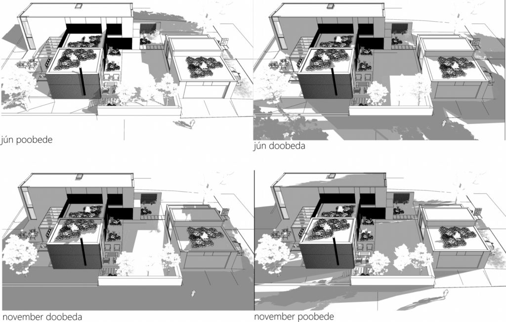 Rodinný dom CLT 33 tienenie Molnár Peráček