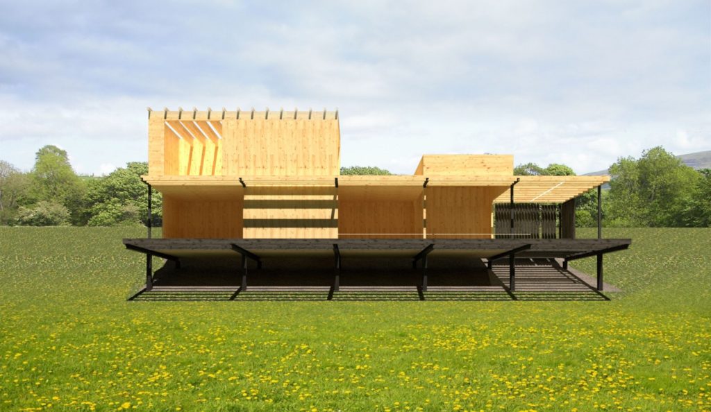 Chata CLT 34 clt konštrukciaPeráček