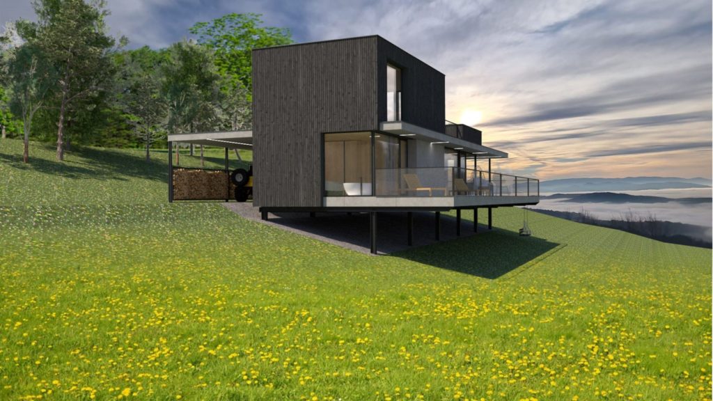 Chata CLT 34 na stĺpoch Peráček