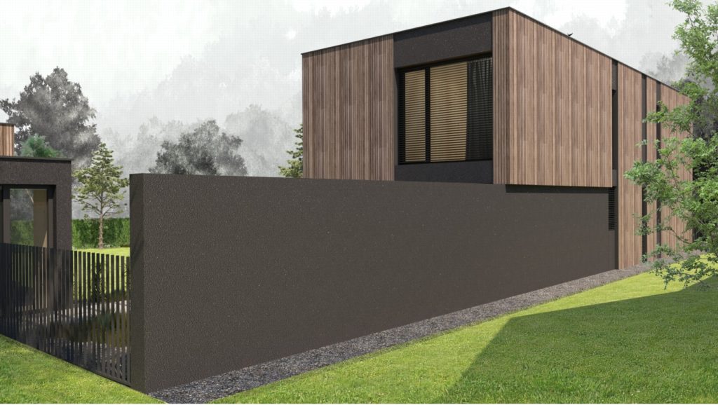 Rodinný dom CLT 33_V2 drevená fasáda Molnár Peráček