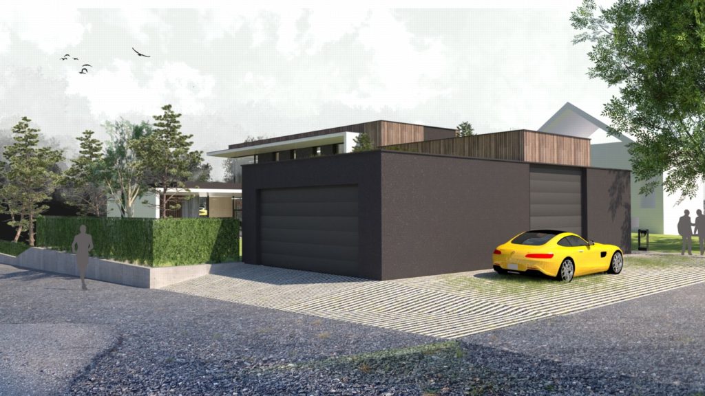 Rodinný dom CLT 33_V2 dvojgaráž Molnár Peráček