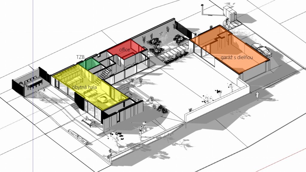 Rodinný dom CLT 33_V2 schéma 2 Molnár Peráček