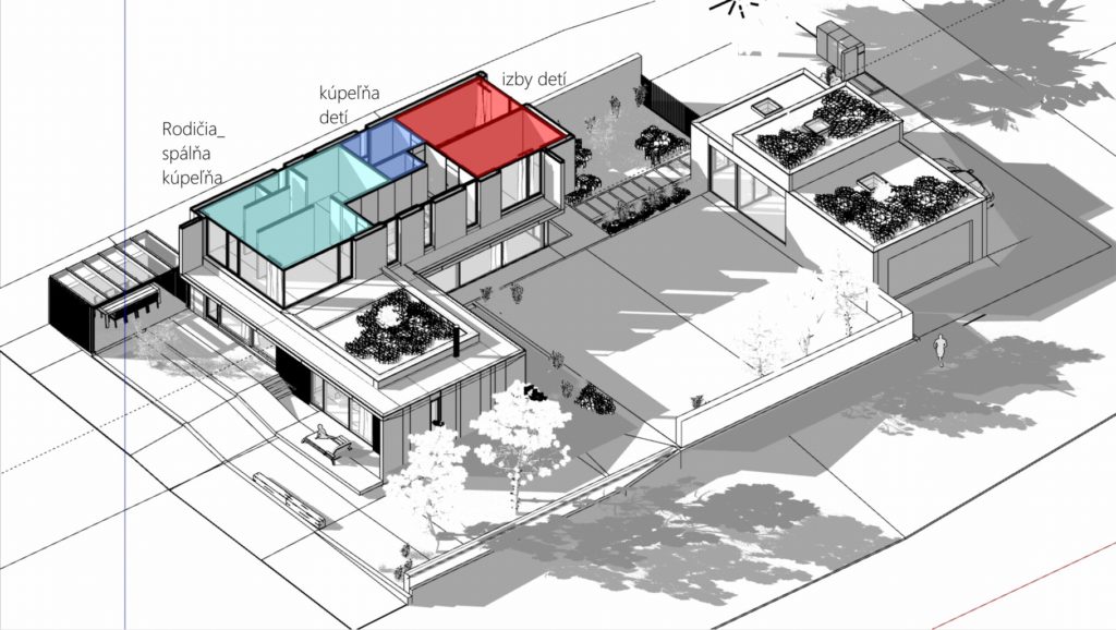 Rodinný dom CLT 33_V2 schéma 3 Molnár Peráček