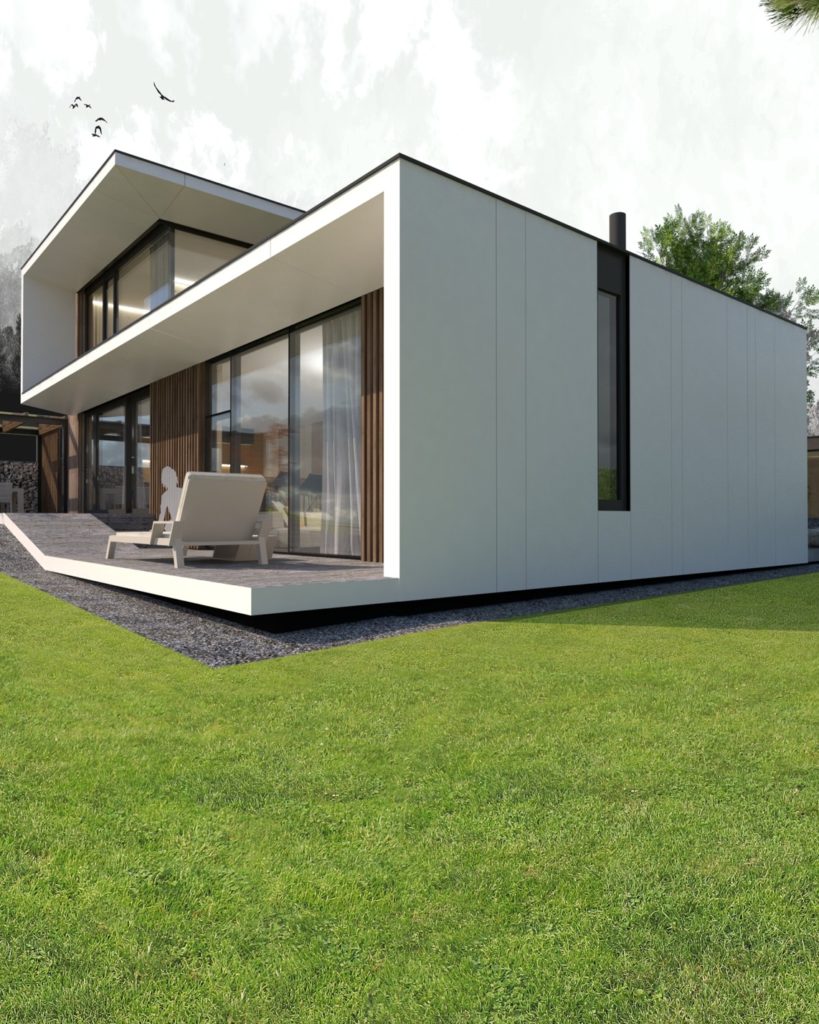 Rodinný dom CLT 33_V2 levitujúca terasa Molnár Peráček