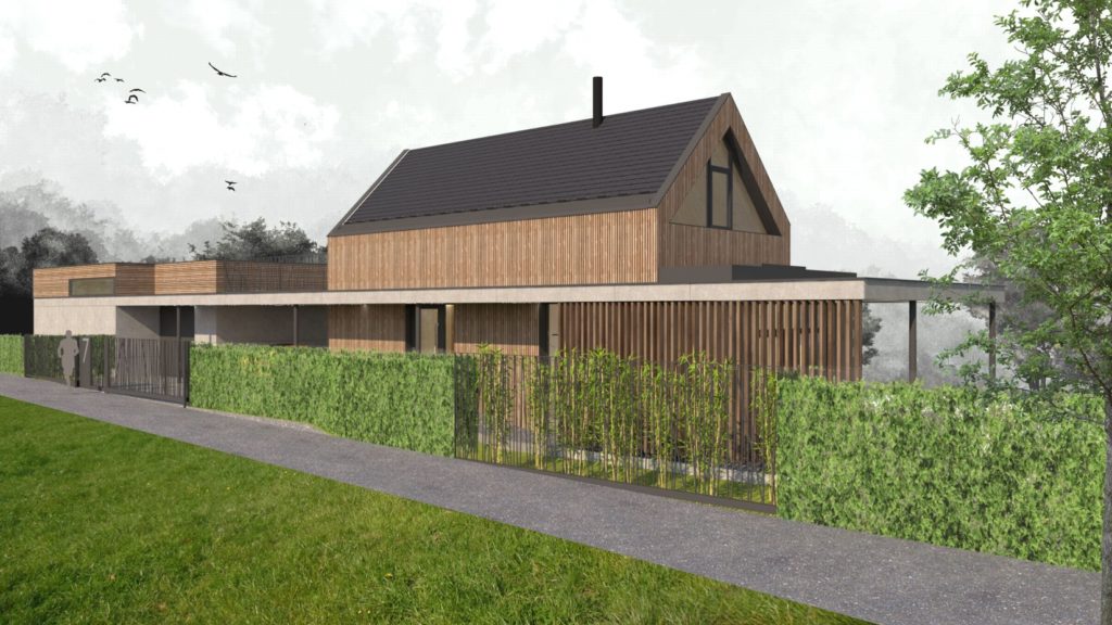 Rodinný dom CLT 36 gánok atelier MOLNÁR-PERÁČEK