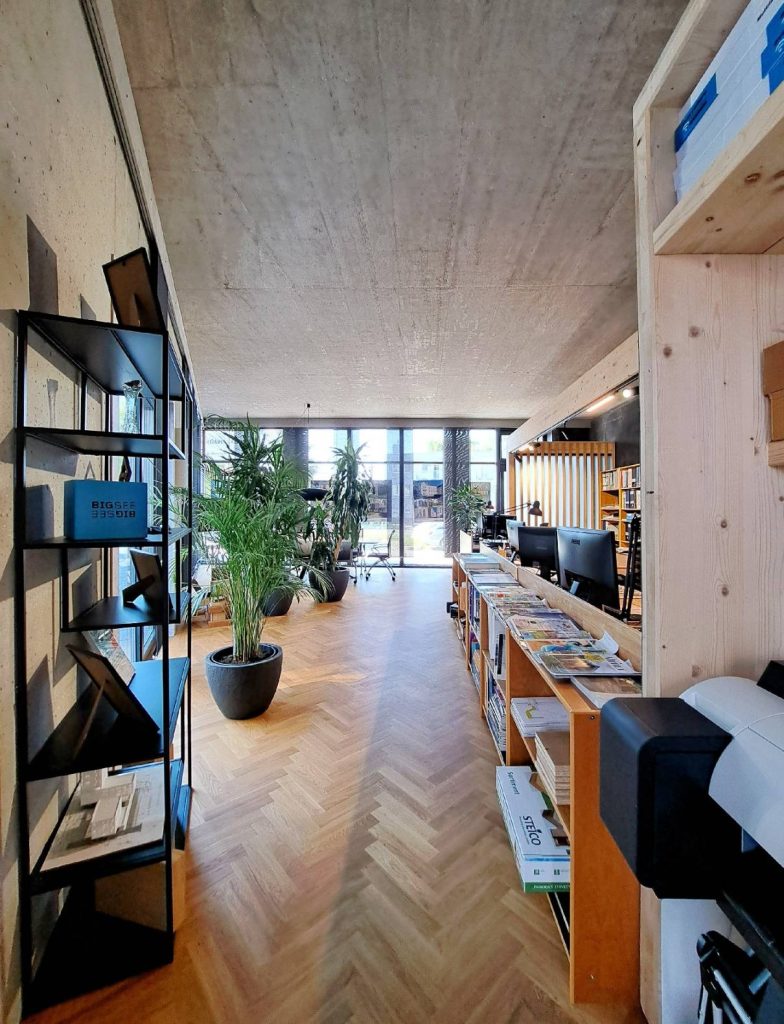 pohľadový betón ateliér Peráček