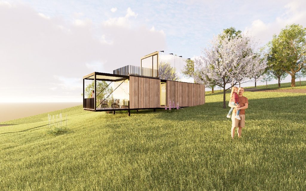 API farma_atelier Peráček modular house