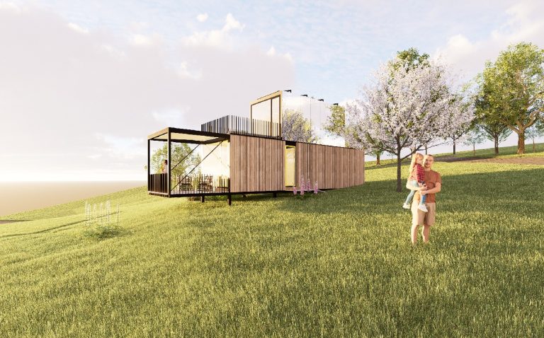 API farma_atelier Peráček modular house