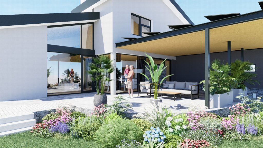 návrh interiéru atelier Peráček terasa