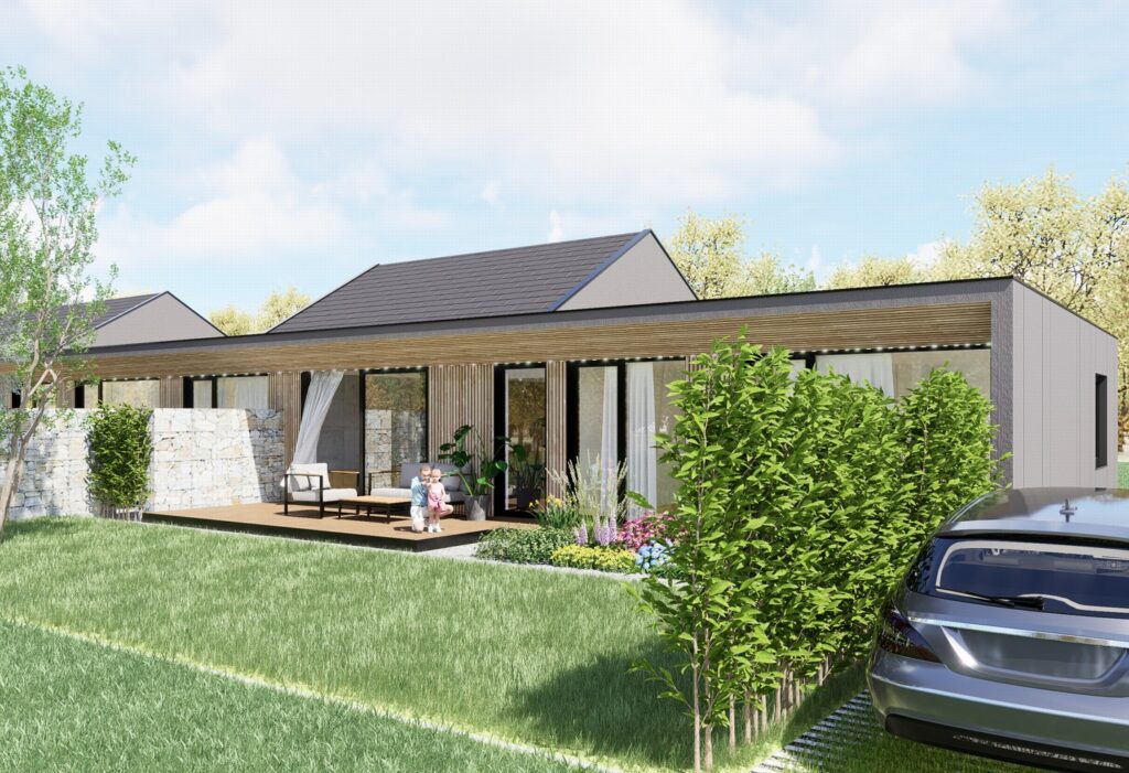 Rodinný dvojdom, ateliér Peráček Rodinný dvojdom, ateliér Peráček fasáda drevo