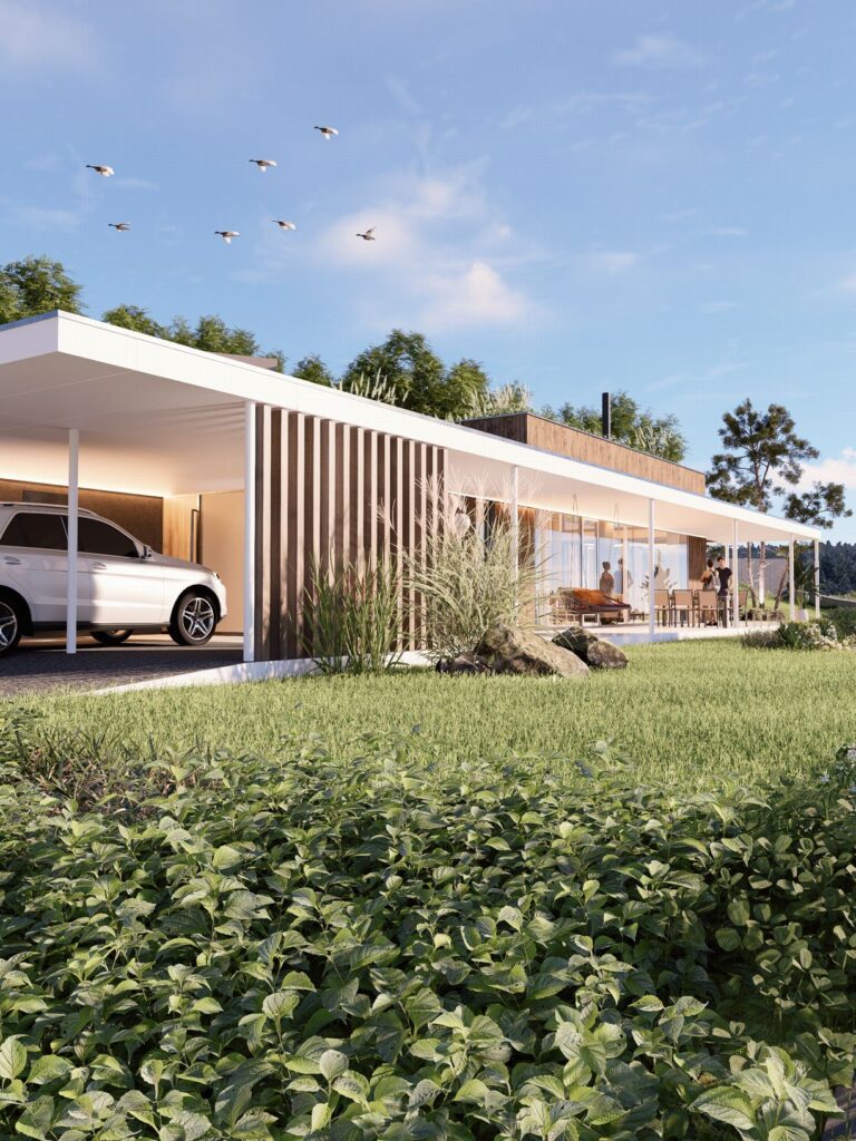 Rodinný dom CLT 42 lamely