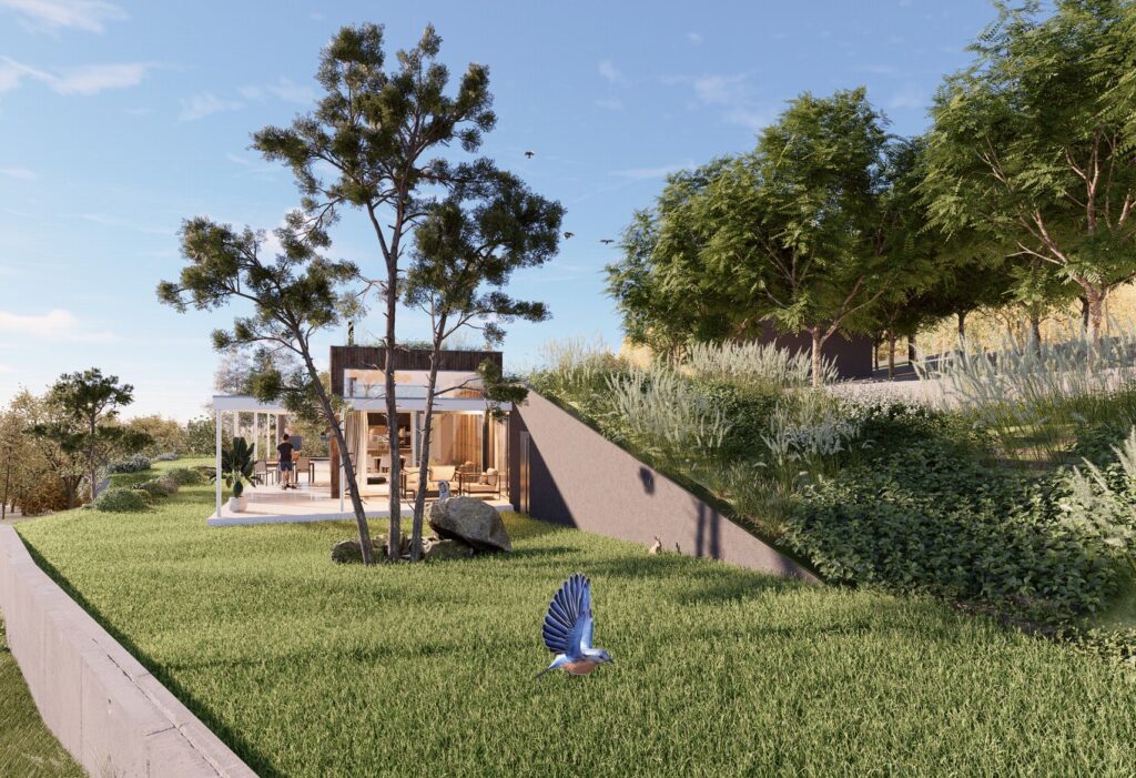 Rodinný dom CLT 42 zelená strecha