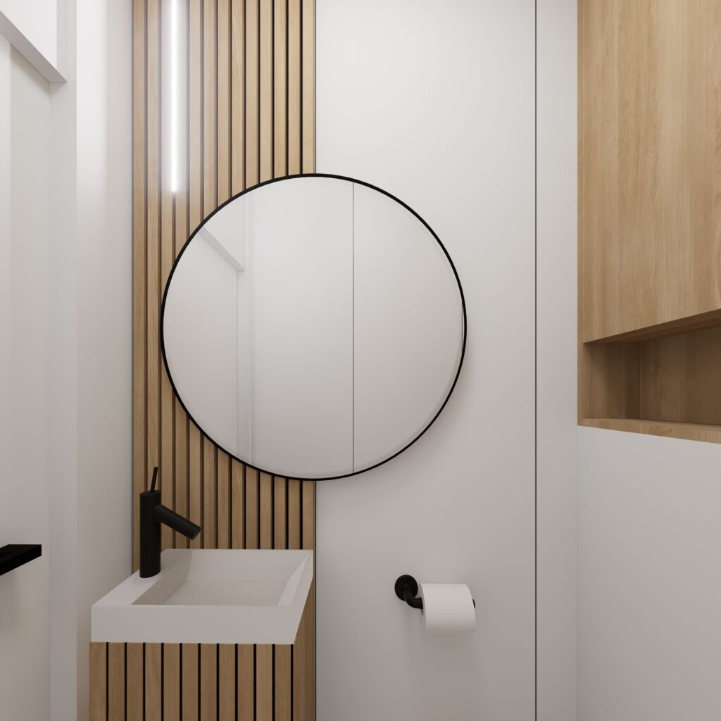 Návrh interiéru bytu, Peráček WC