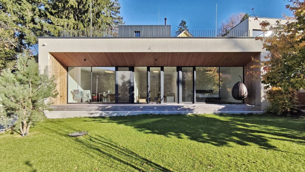 Rodinný dom na kaskáde CLT24 ateliér Peráček, terasa