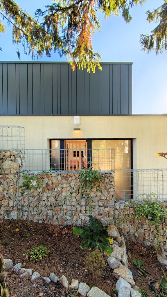 Rodinný dom na kaskáde CLT24 ateliér Peráček, fasáda