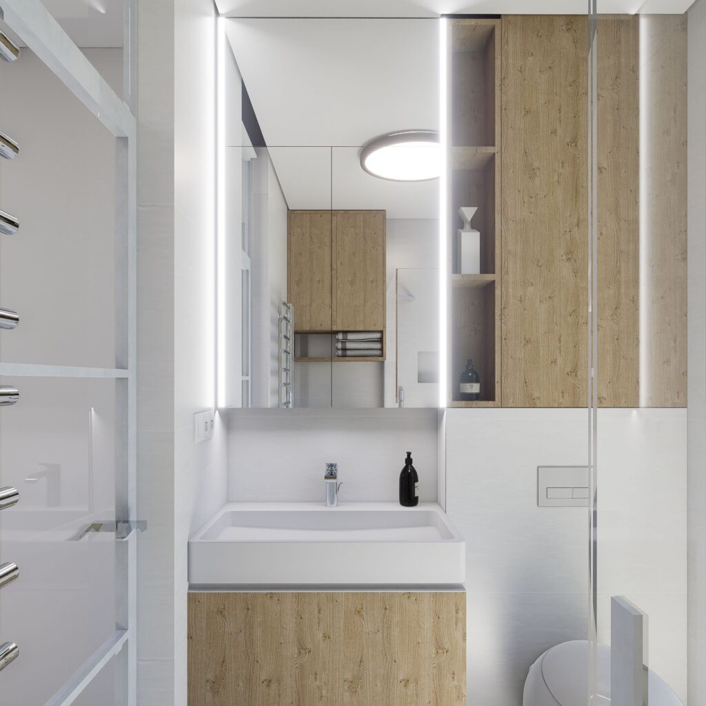 Interiér rodinného domu CLT, atelier Peráček