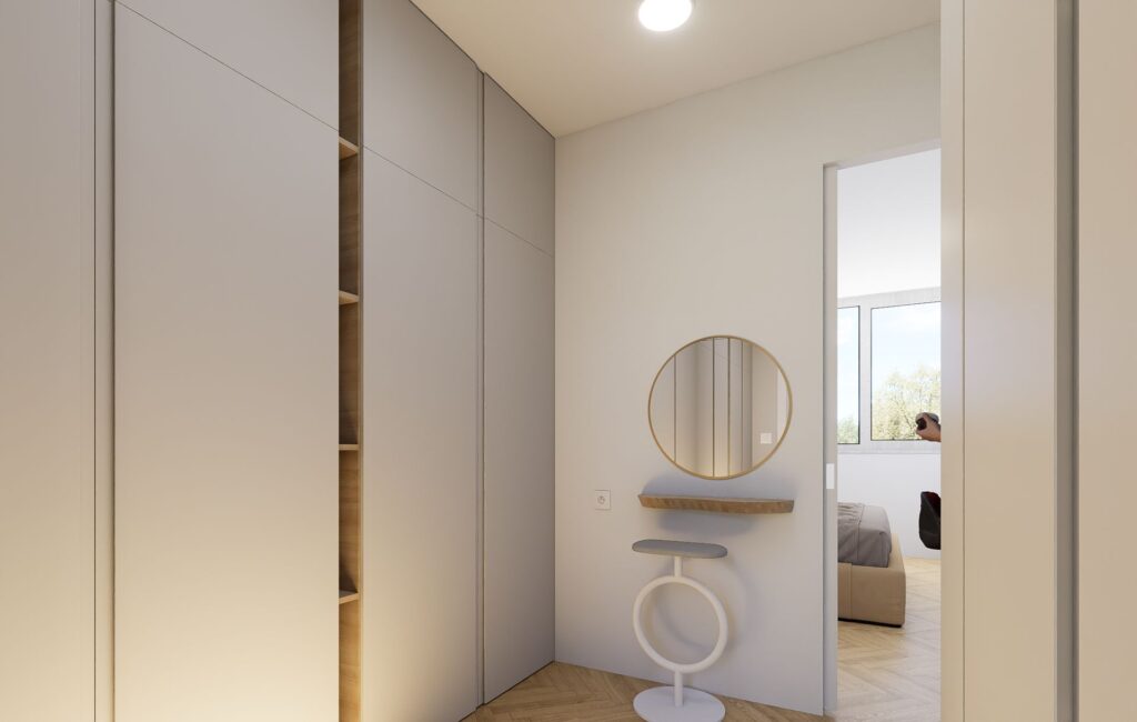 Interiér rodinného domu CLT, atelier Peráček