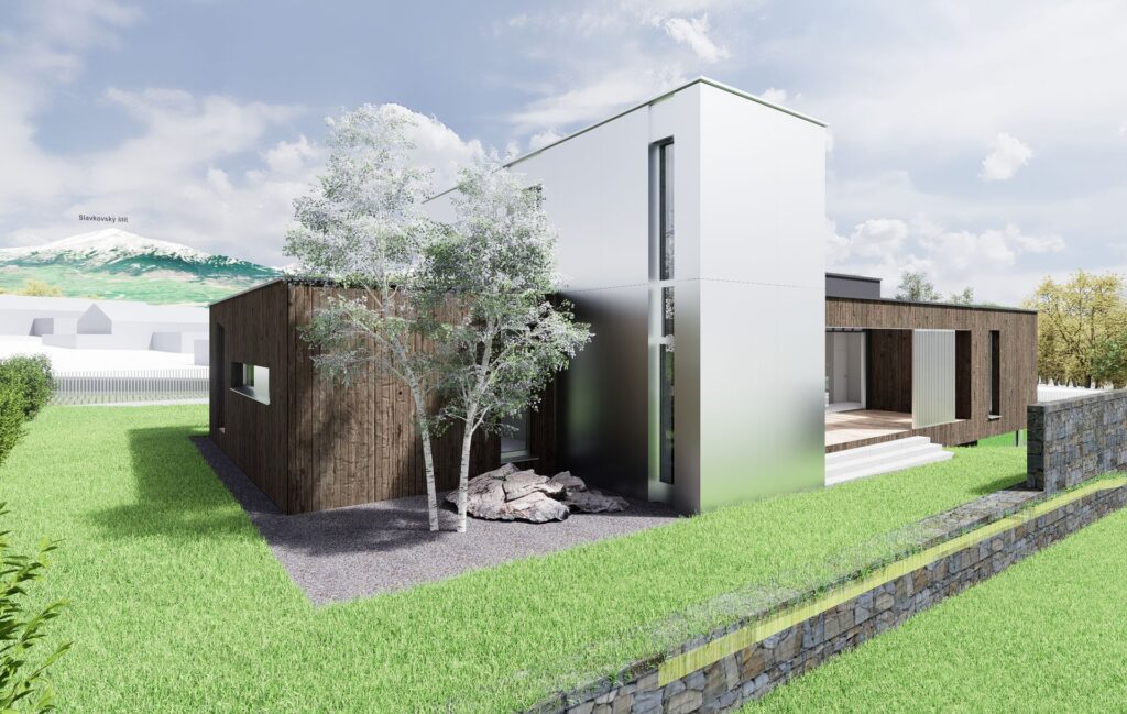 Vila pod Tatrami, CLT 47 ateliér Peráček, schodisko